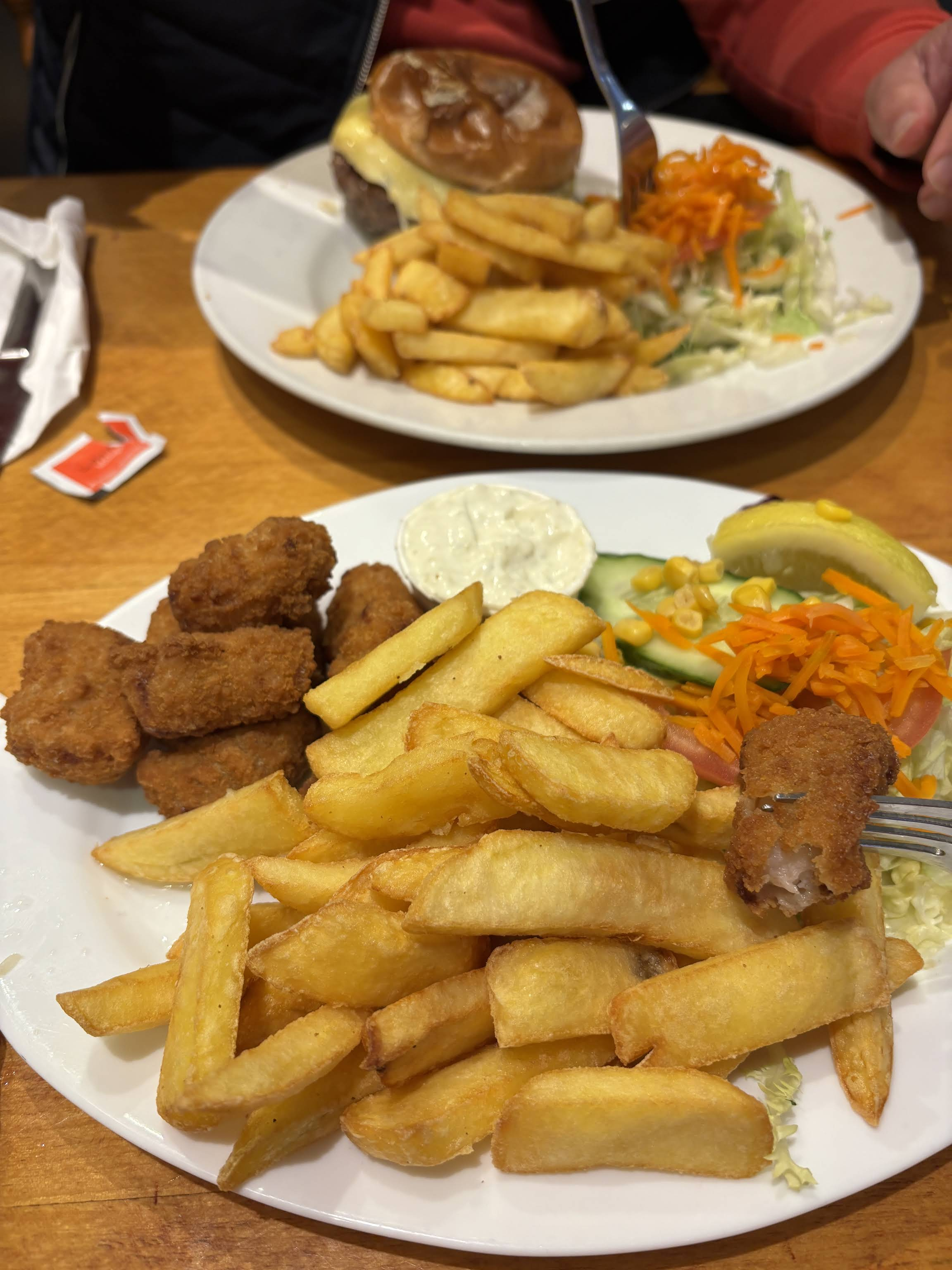 Delicious pub food